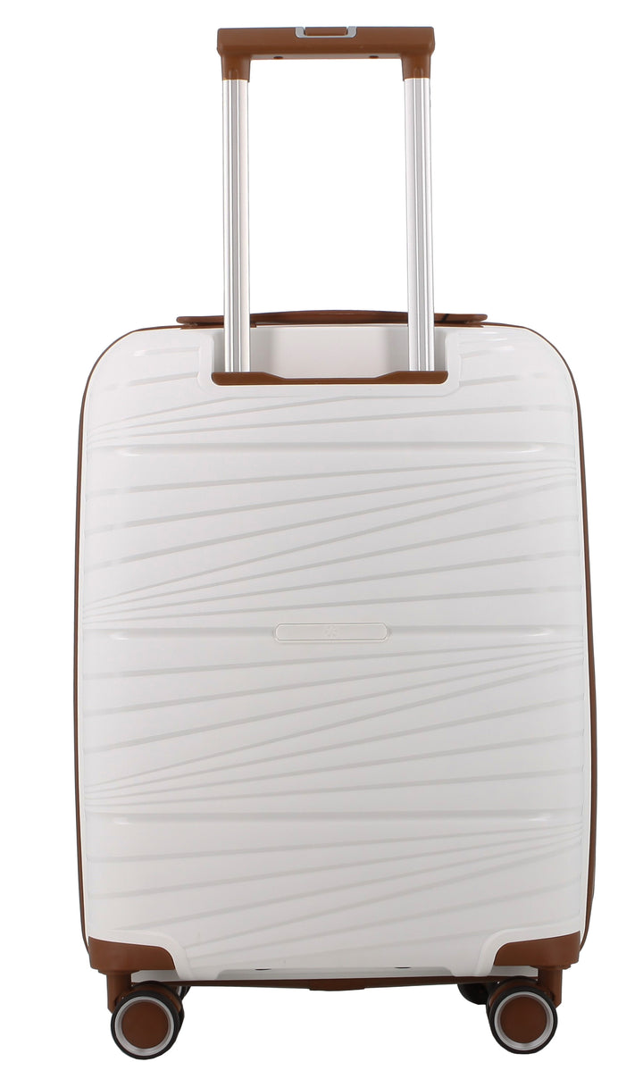 Montpellier Hard Case Luggage - White