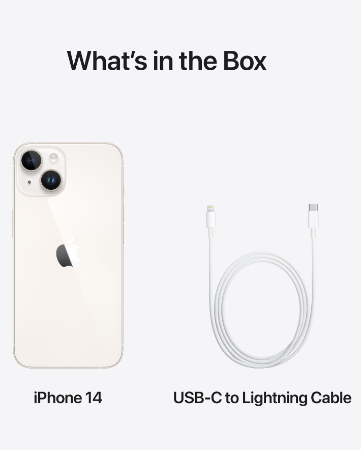 iPhone 14 128GB Cellphone - Starlight
