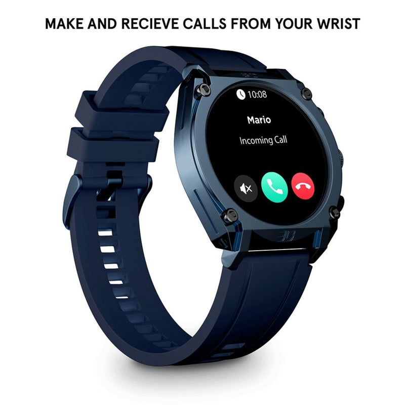 Blue Case & LED Screen Smart Watch With Blue Strap - Blue