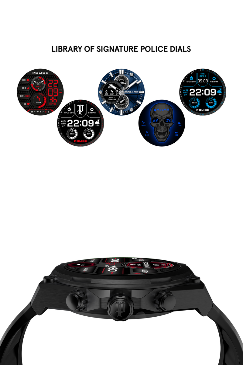 Police Smart Watch Set