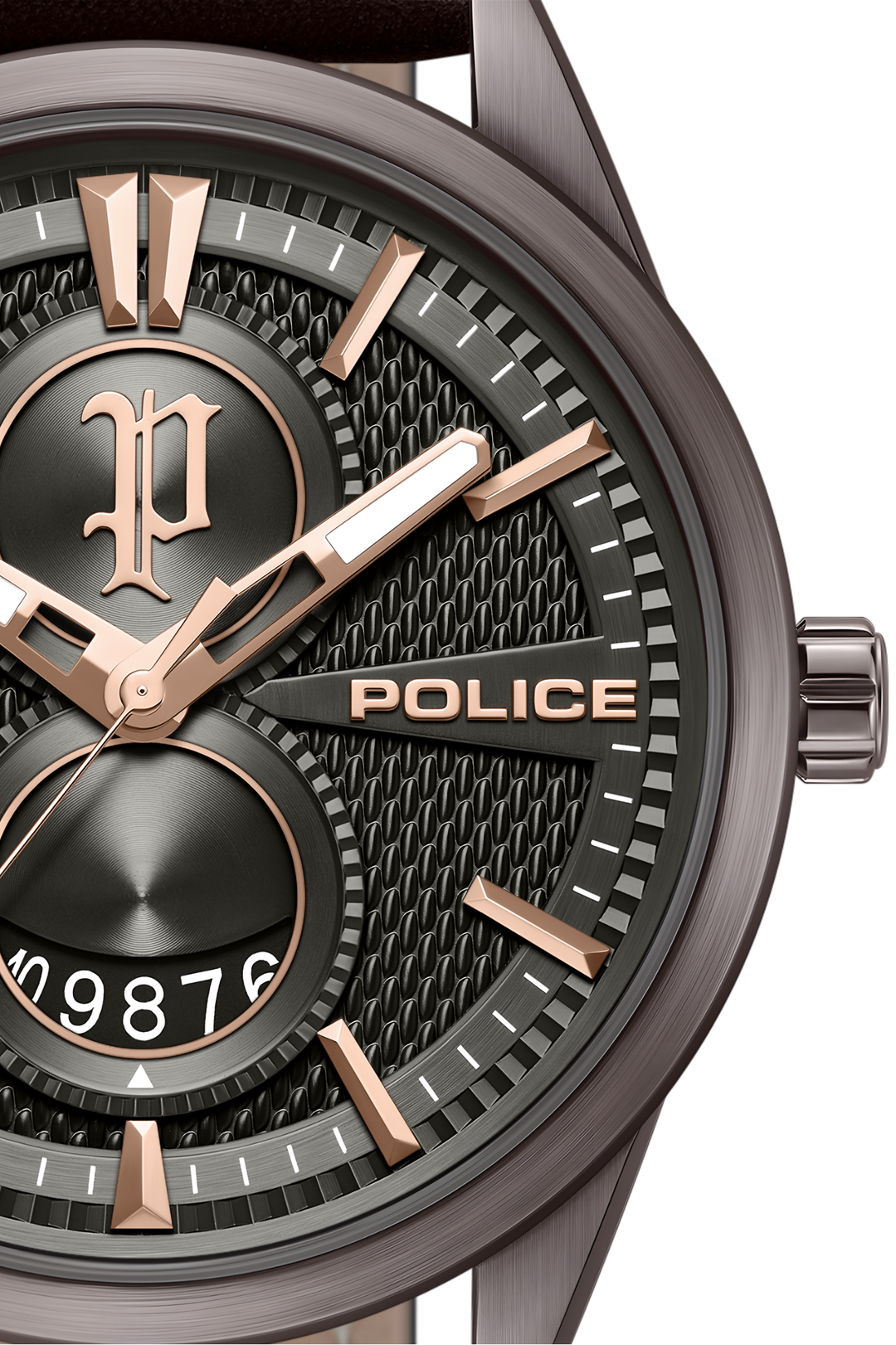 Police Styleshift Watch - Brown