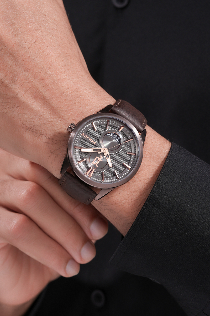 Police Styleshift Watch - Brown