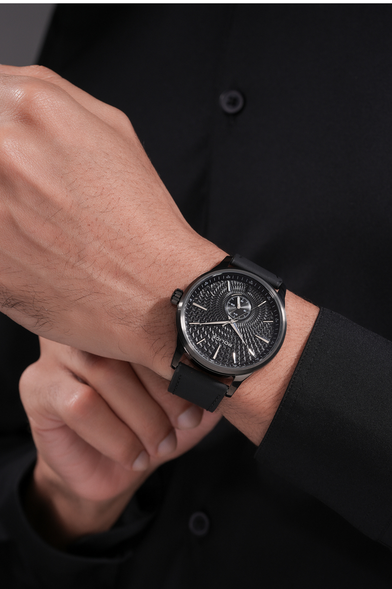 Police Jet Watch - Black