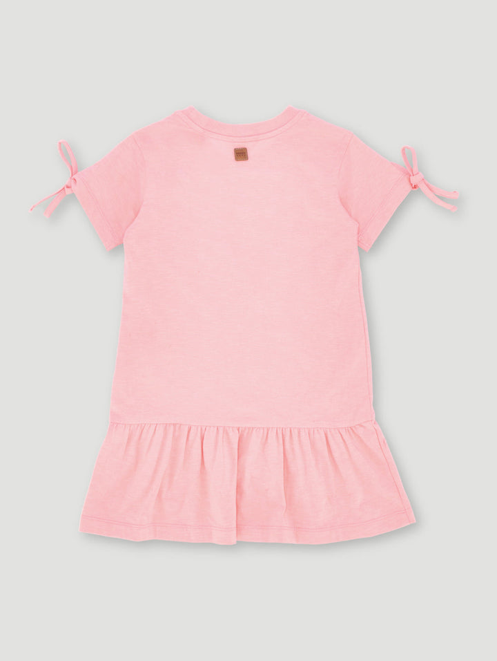 Girls Core Logo Dress - Pink