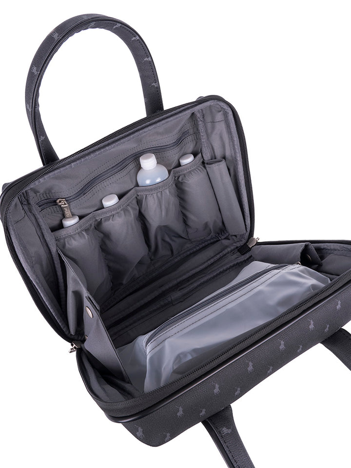 Classic Double Pack Beauty Case - Charcoal