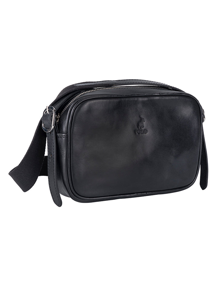 Colorado Leather Camera Bag - Black