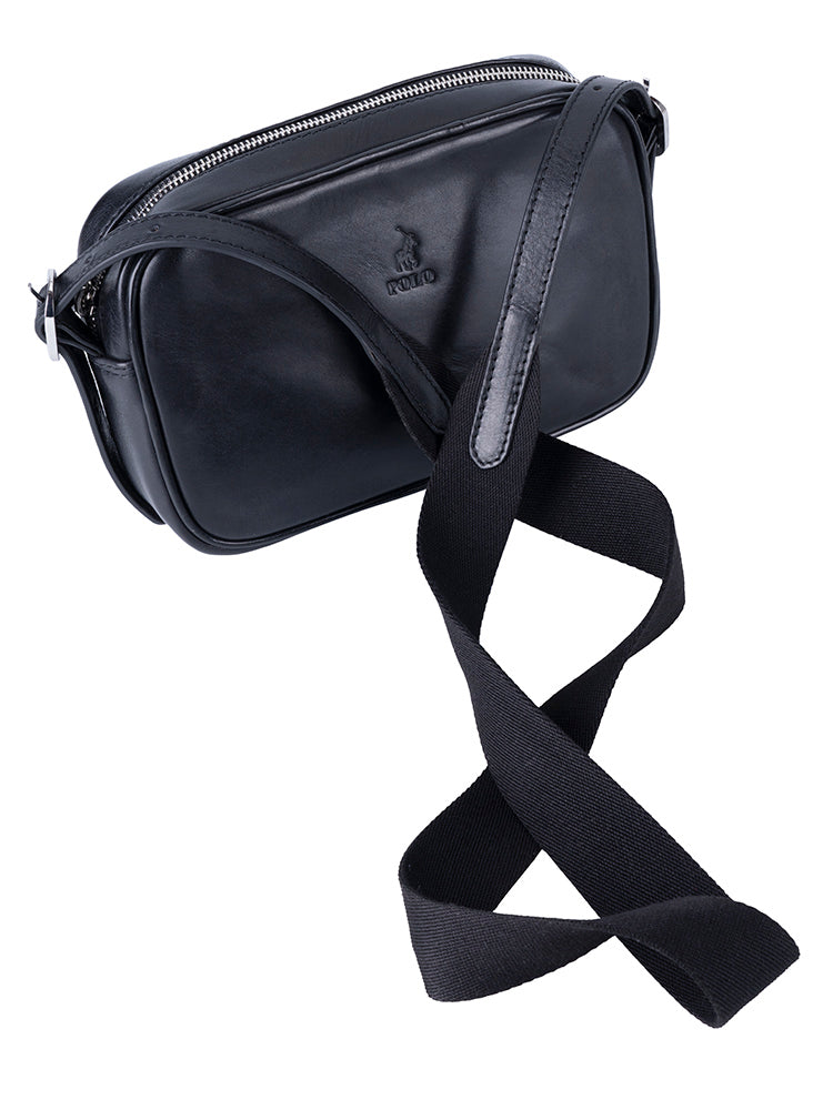 Colorado Leather Camera Bag - Black