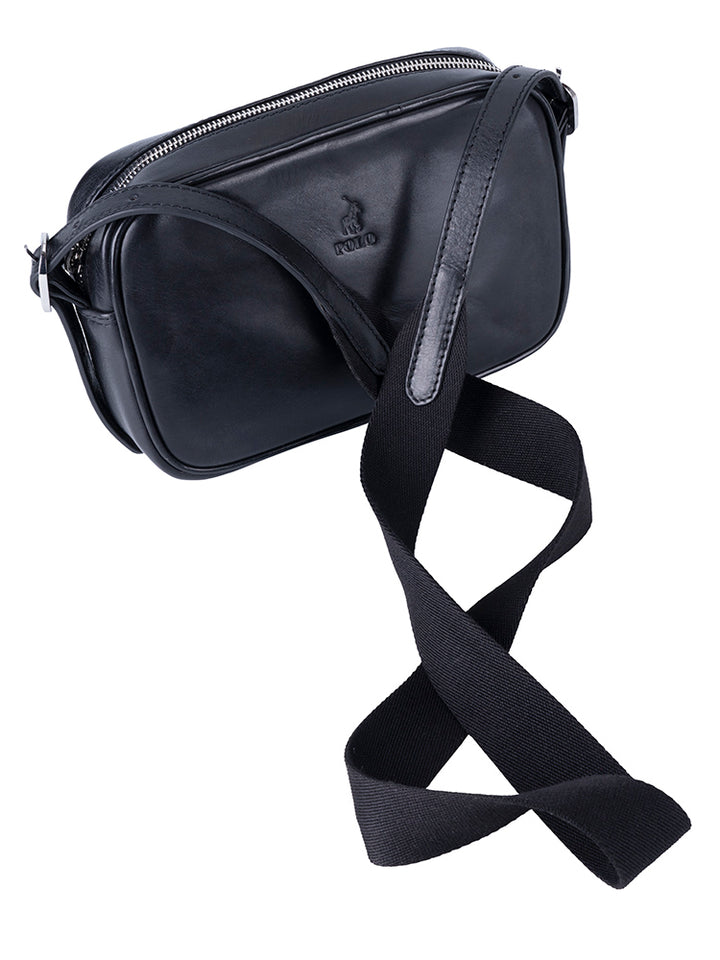 Colorado Leather Camera Bag - Black