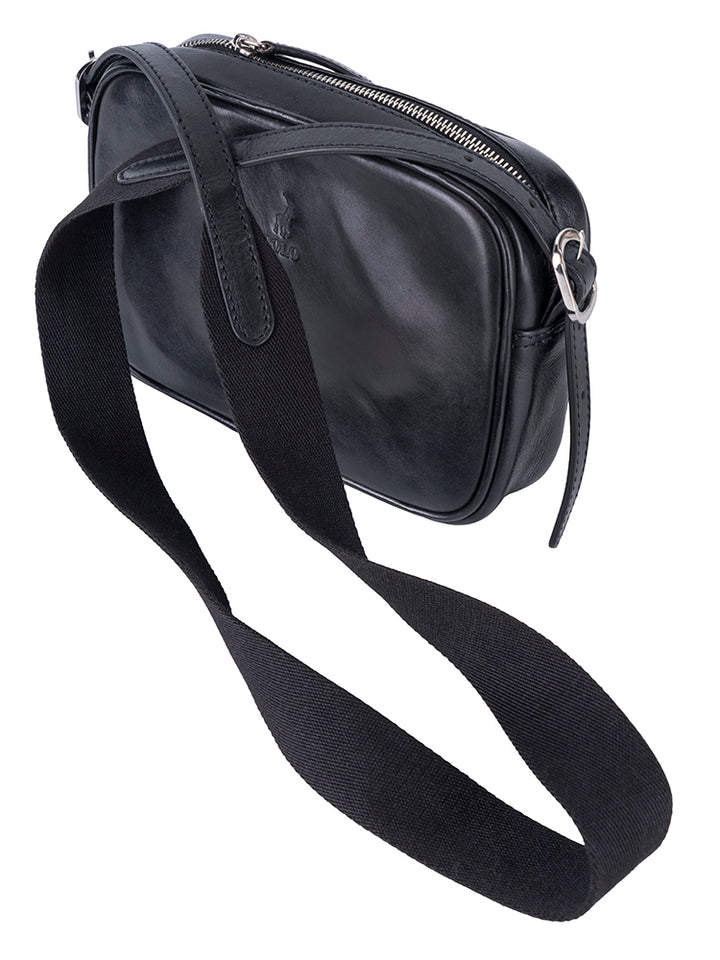 Colorado Leather Camera Bag - Black