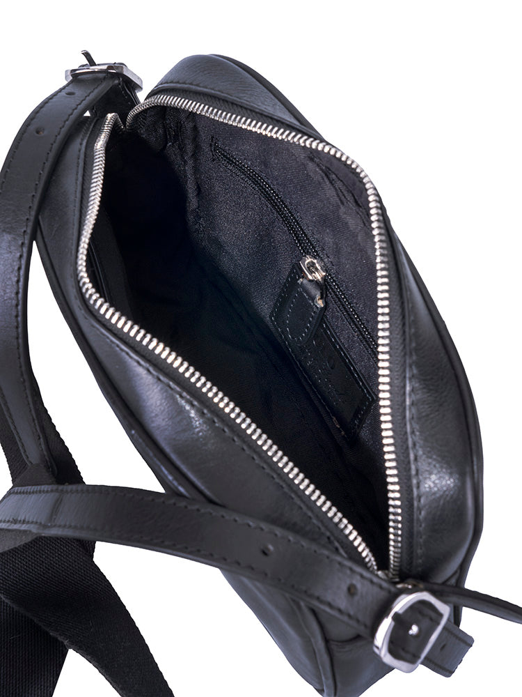 Colorado Leather Camera Bag - Black