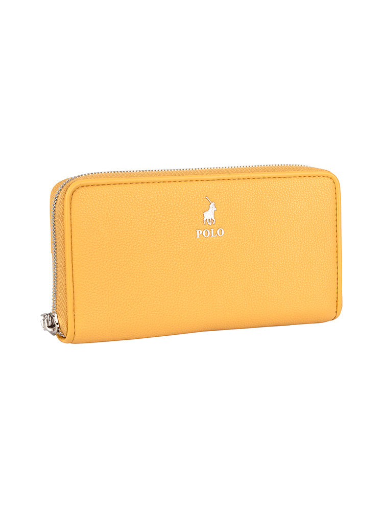 Lyon Zip Around Purse - Yellow