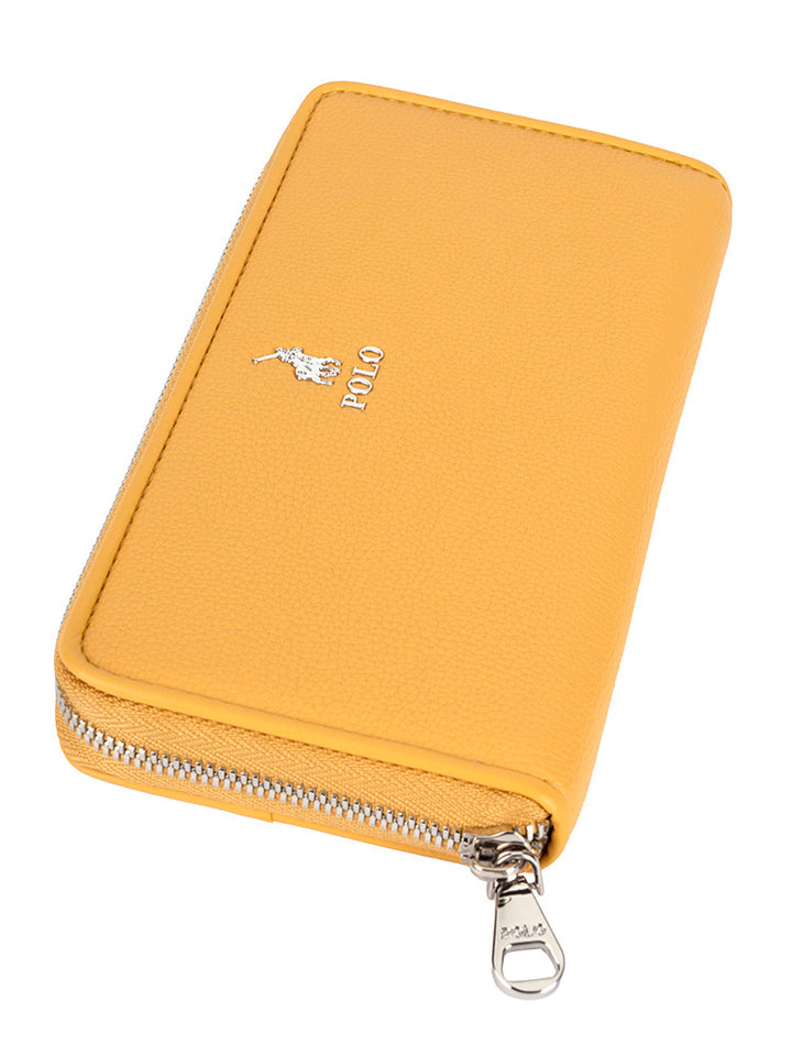 Lyon Zip Around Purse - Yellow
