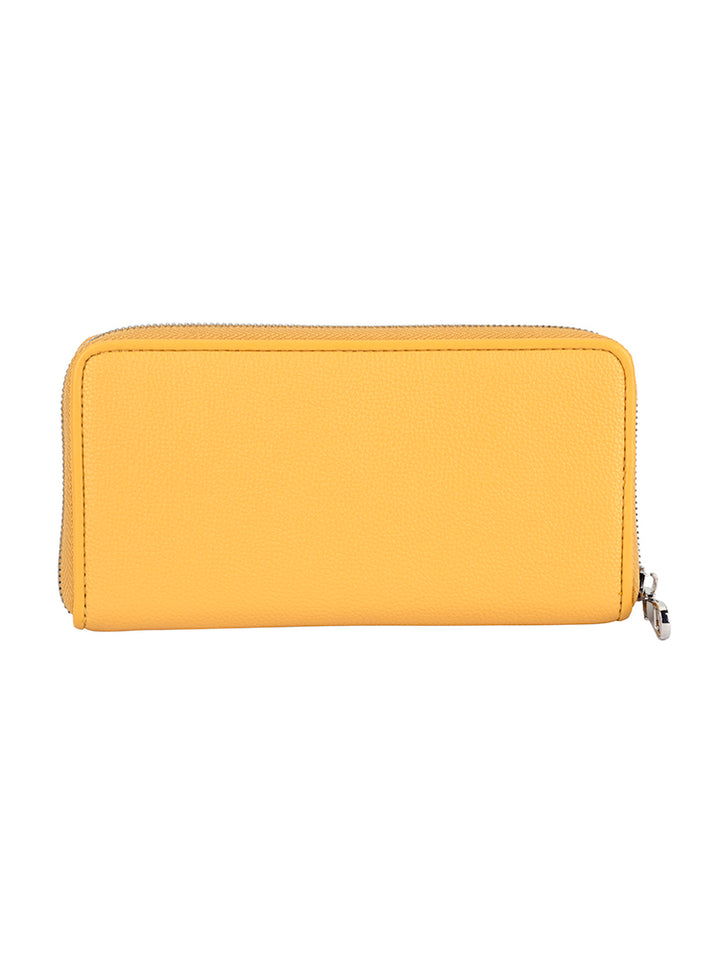 Lyon Zip Around Purse - Yellow