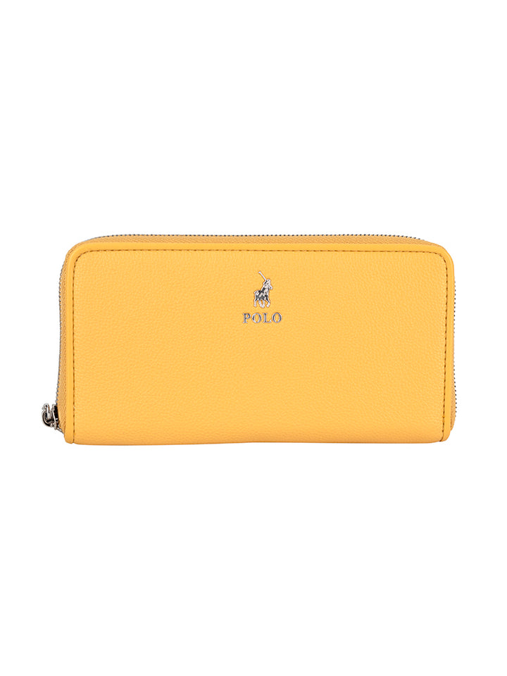 Lyon Zip Around Purse - Yellow