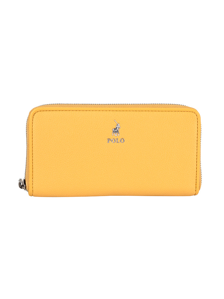 Lyon Zip Around Purse - Yellow