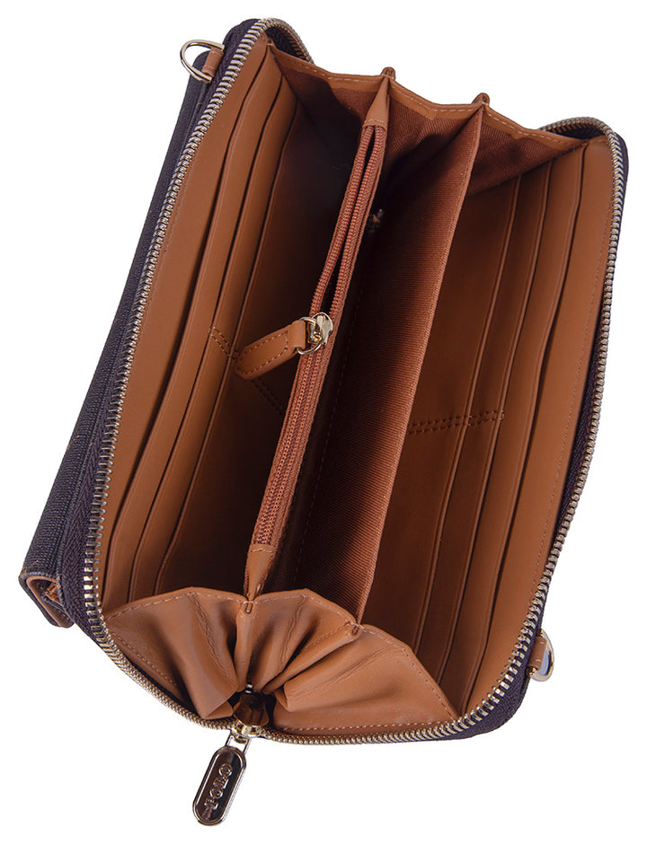 Iconic Phone Sling Bag - Brown