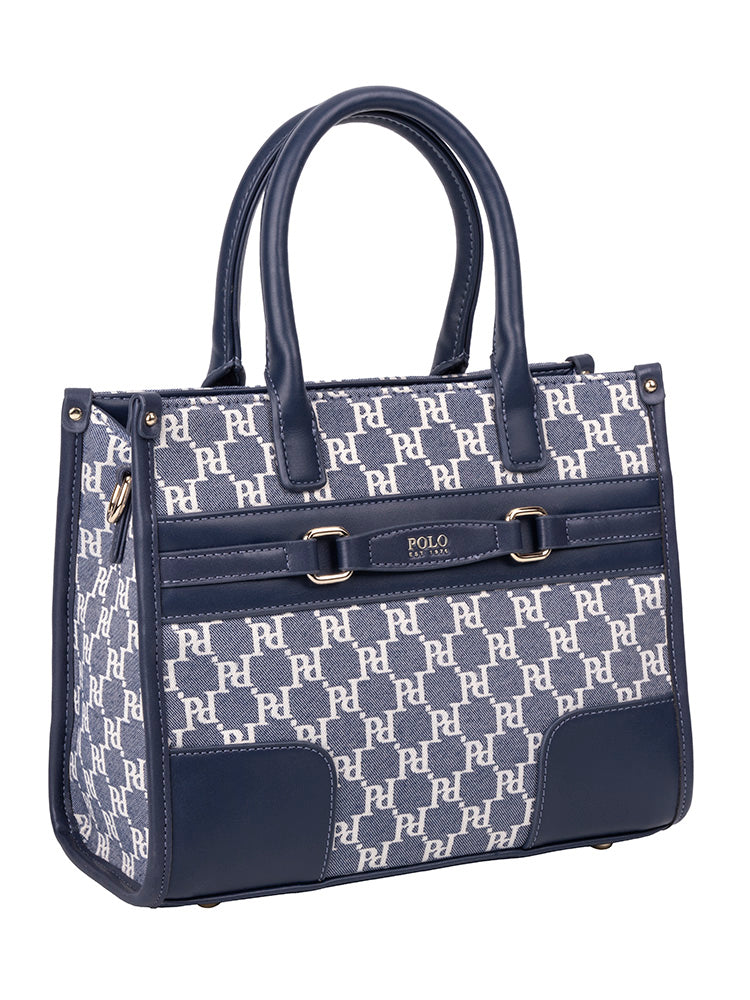 Premier Small Book Tote Bag-Blue