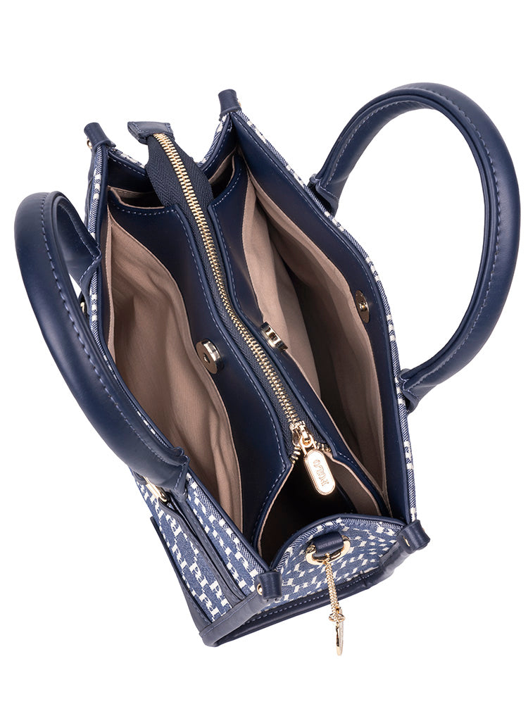 Premier Small Book Tote Bag-Blue