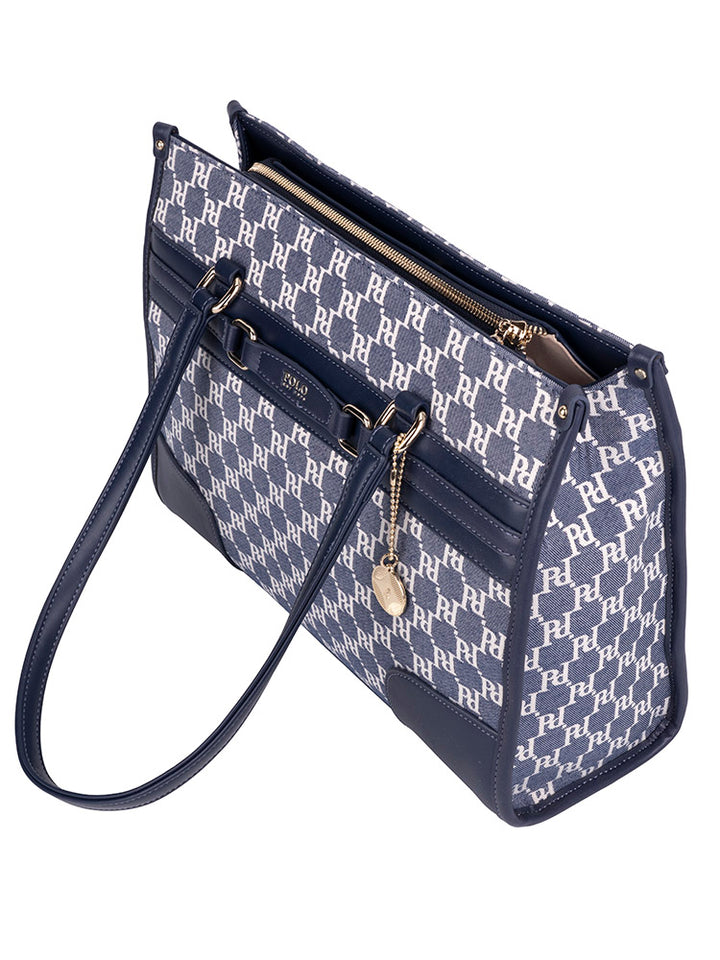 Premier Large Book Tote Bag-Blue