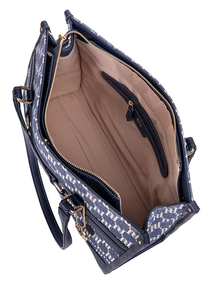 Premier Large Book Tote Bag-Blue