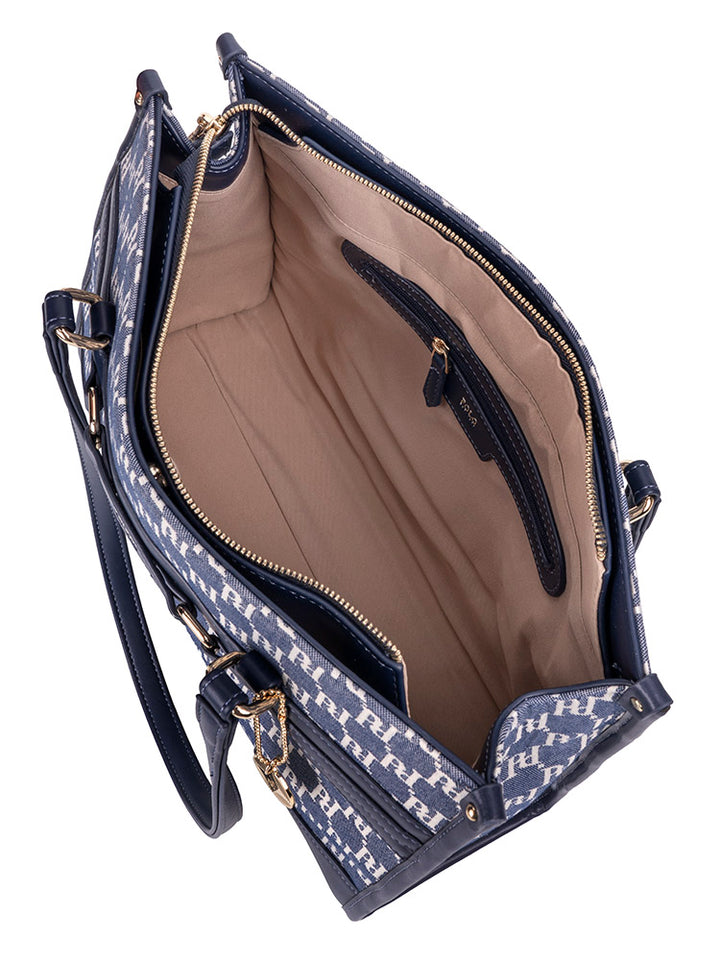 Premier Large Book Tote Bag-Blue