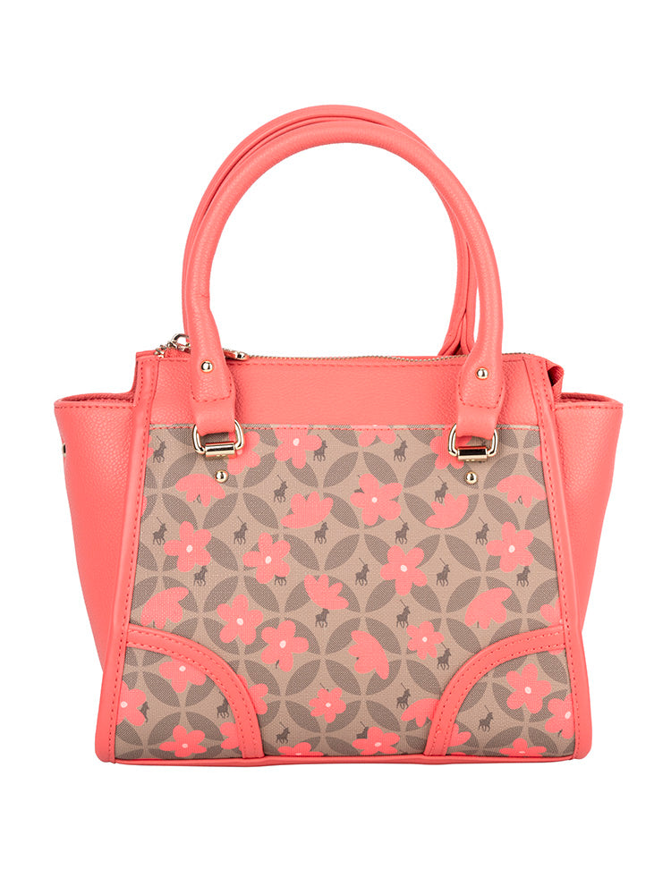 Meadow Smaller Shopper Crossbody Bag - Coral