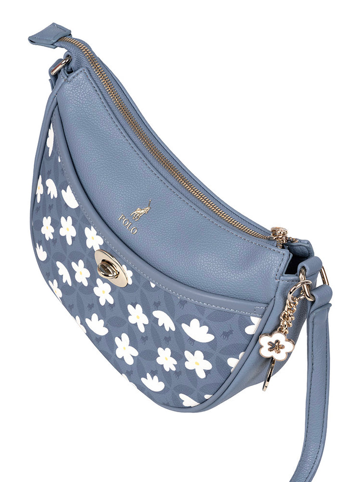 Meadow Moon Sling Bag - Blue