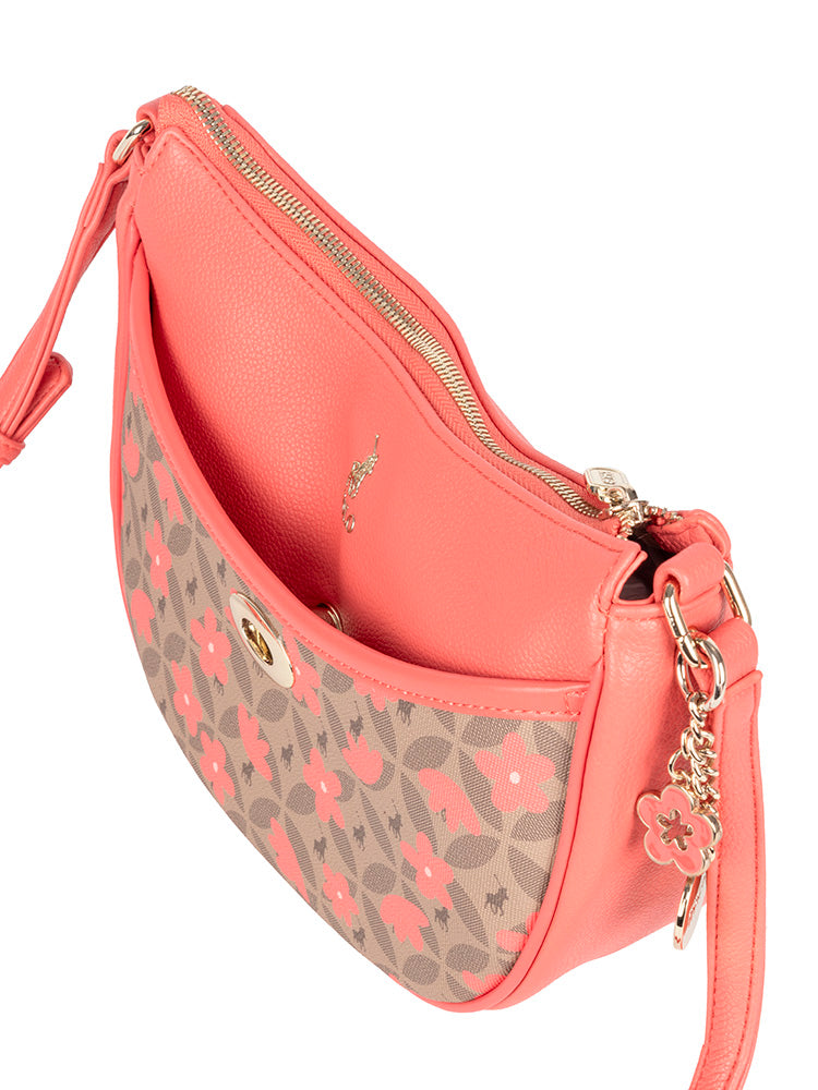 Meadow Moon Sling Bag - Coral