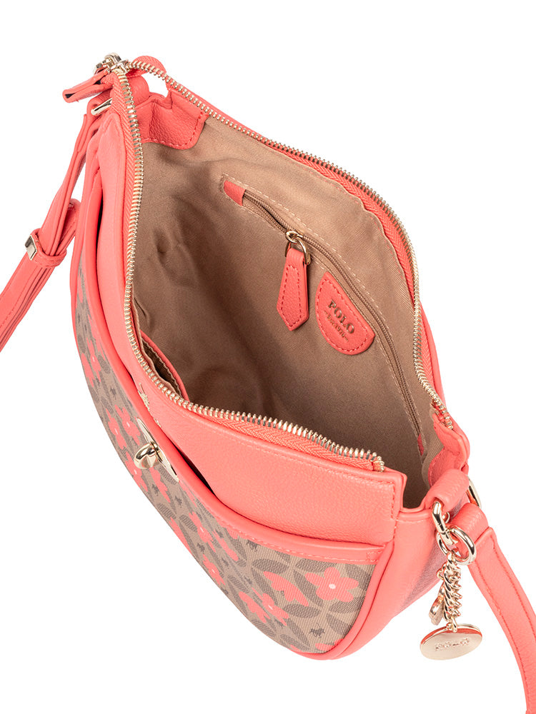 Meadow Moon Sling Bag - Coral