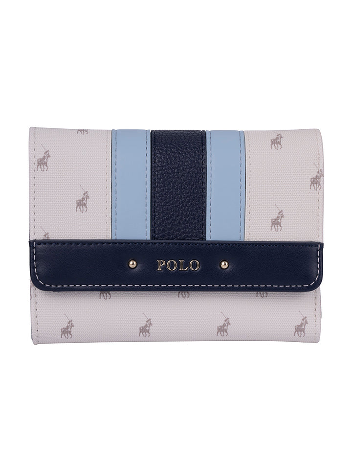 Kensington Compact Trifold Purse - Blue
