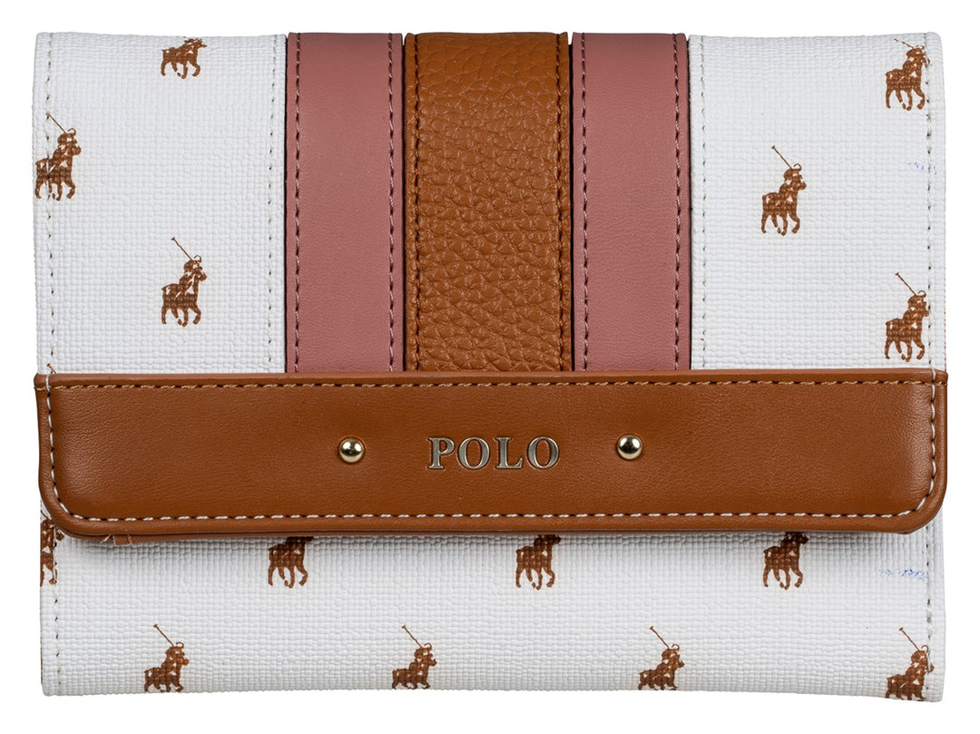 Kensington Compact Trifold Purse - Pink