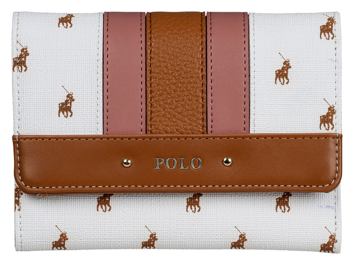 Kensington Compact Trifold Purse - Pink