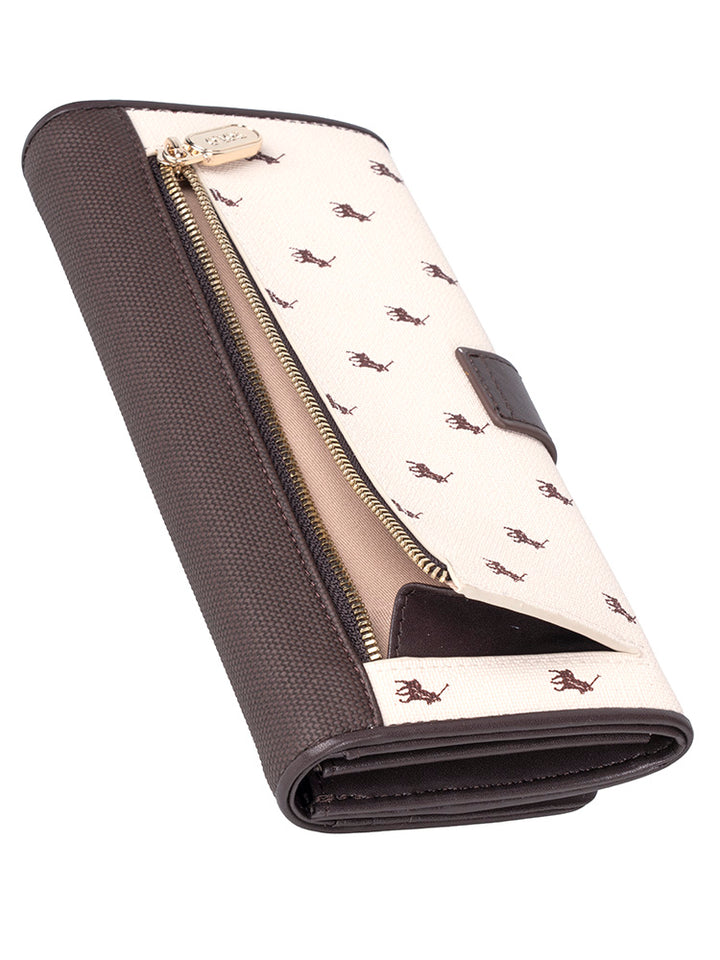 Chalbi Clutch Purse - Cream