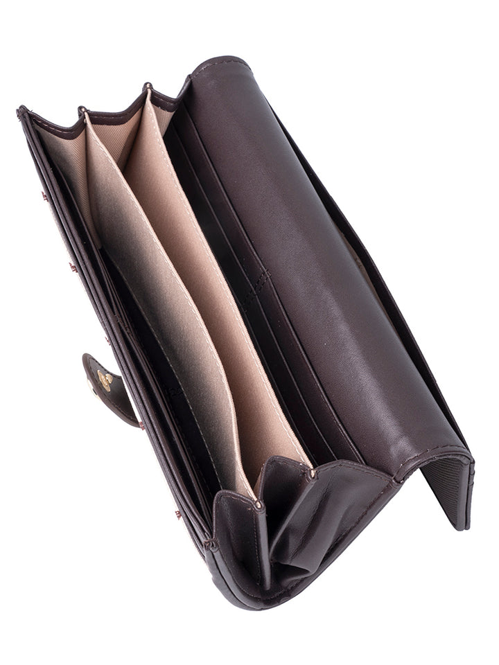 Chalbi Clutch Purse - Cream