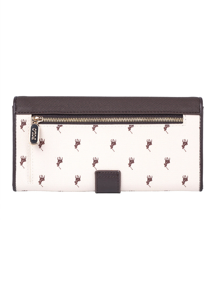 Chalbi Clutch Purse - Cream
