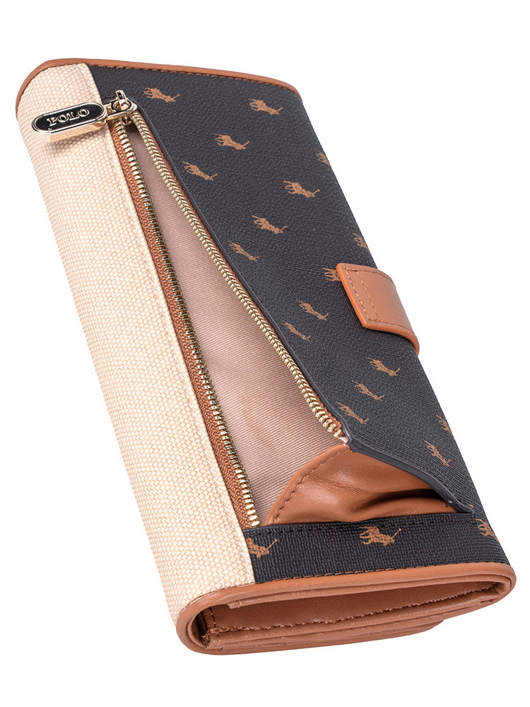 Chalbi Clutch Purse - Brown