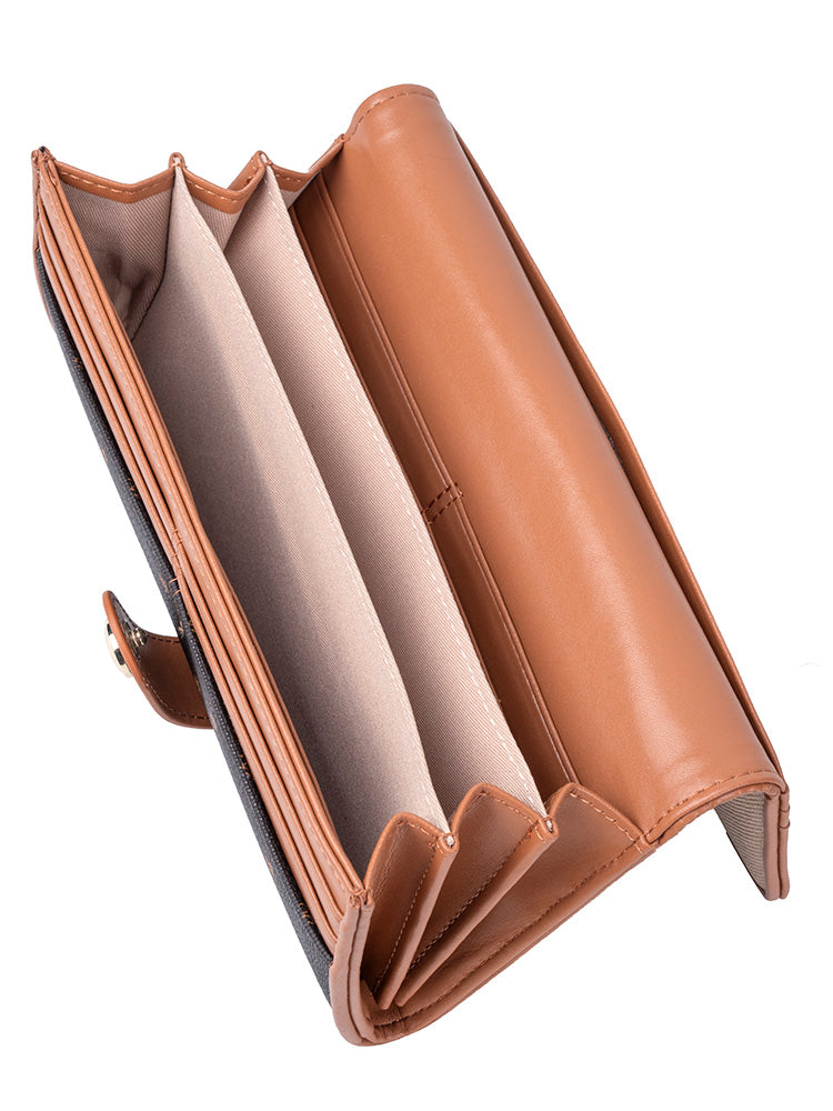 Chalbi Clutch Purse - Brown