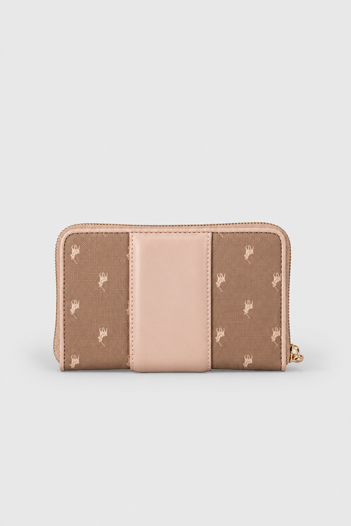 Kensington Medium Zip Around Purse - Mushroom