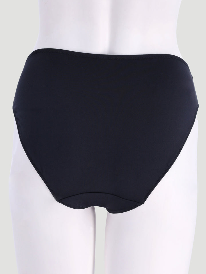 2 Pack Bikini Panties - Beige/Black