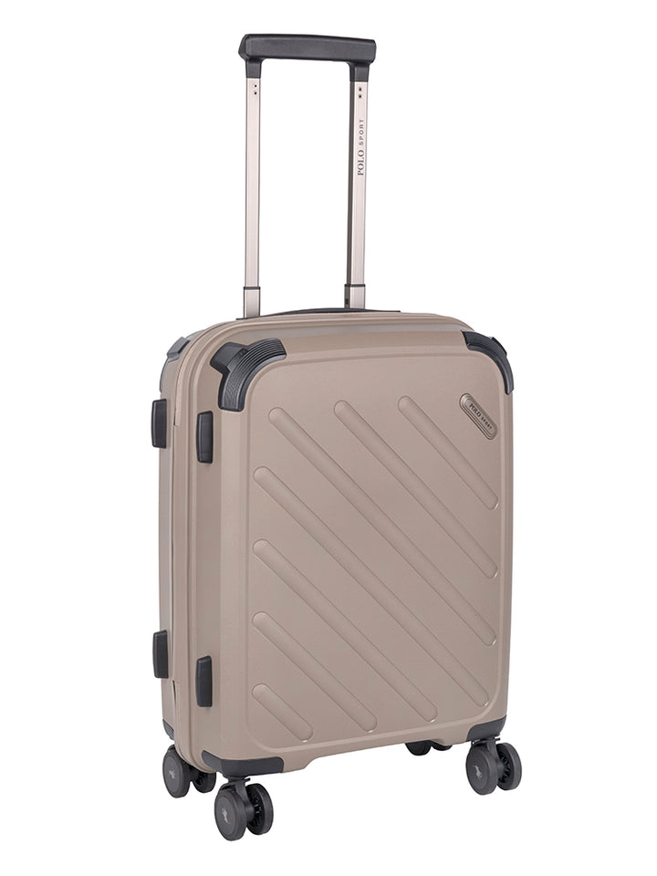 Sport Hard Shell Carry On Trolley Case - Stone