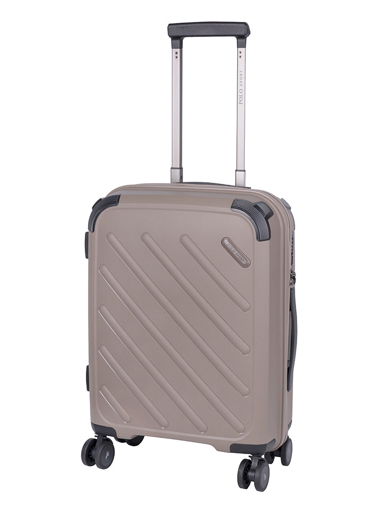 Sport Hard Shell Carry On Trolley Case - Stone