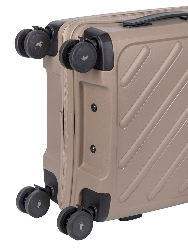 Sport Hard Shell Carry On Trolley Case - Stone