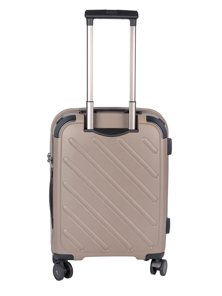 Sport Hard Shell Carry On Trolley Case - Stone