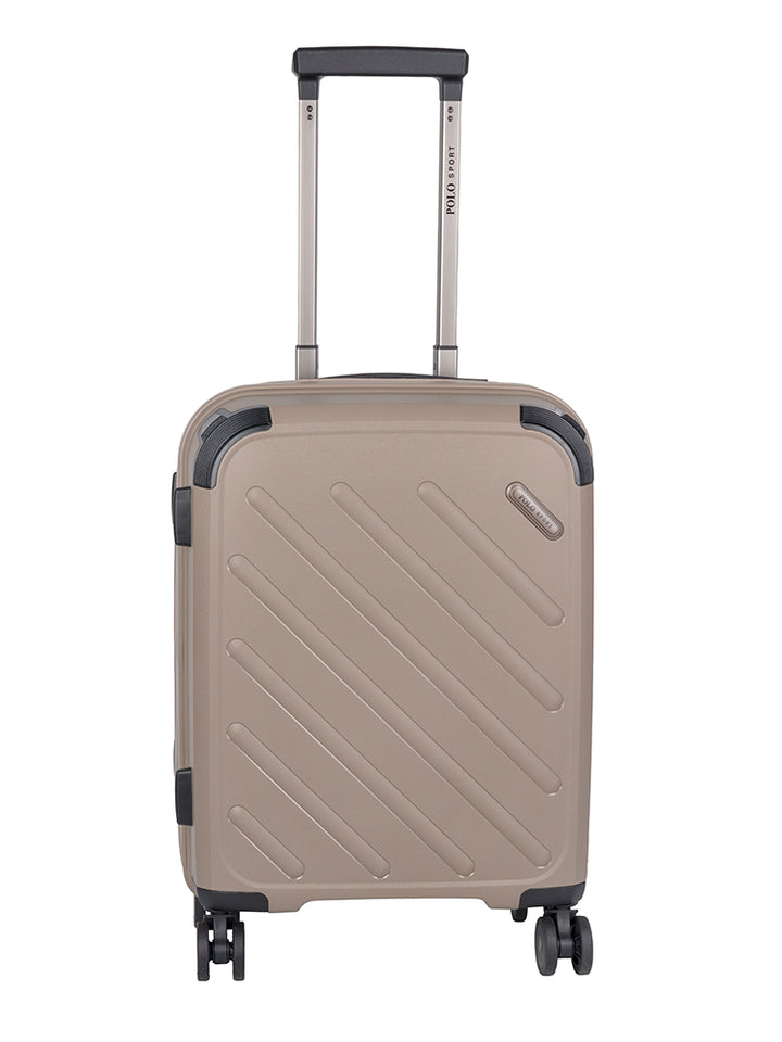 Sport Hard Shell Carry On Trolley Case - Stone