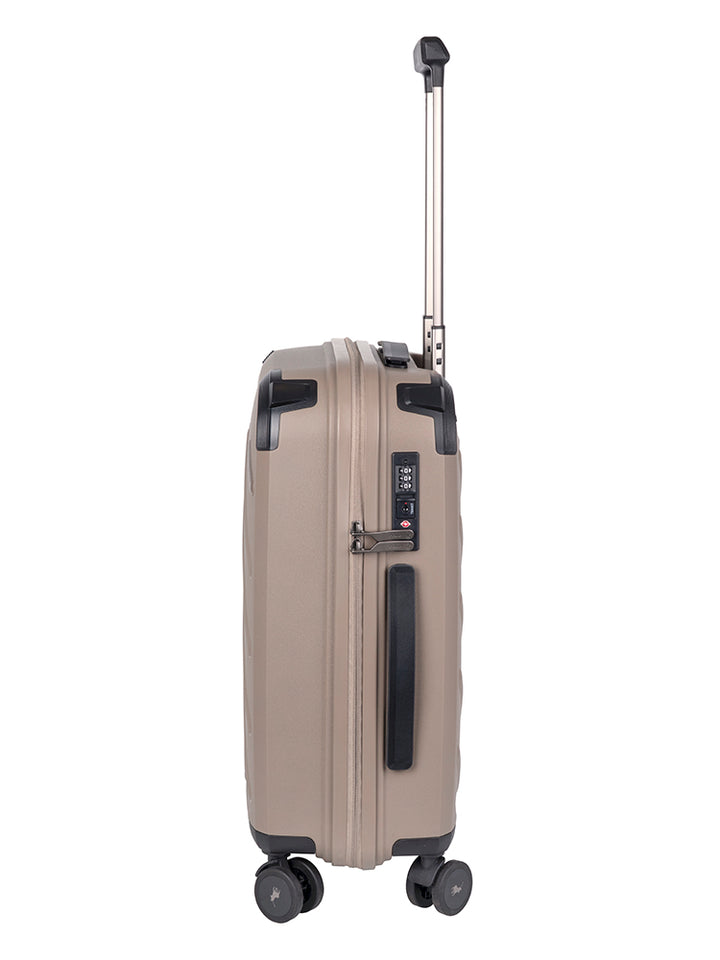 Sport Hard Shell Carry On Trolley Case - Stone