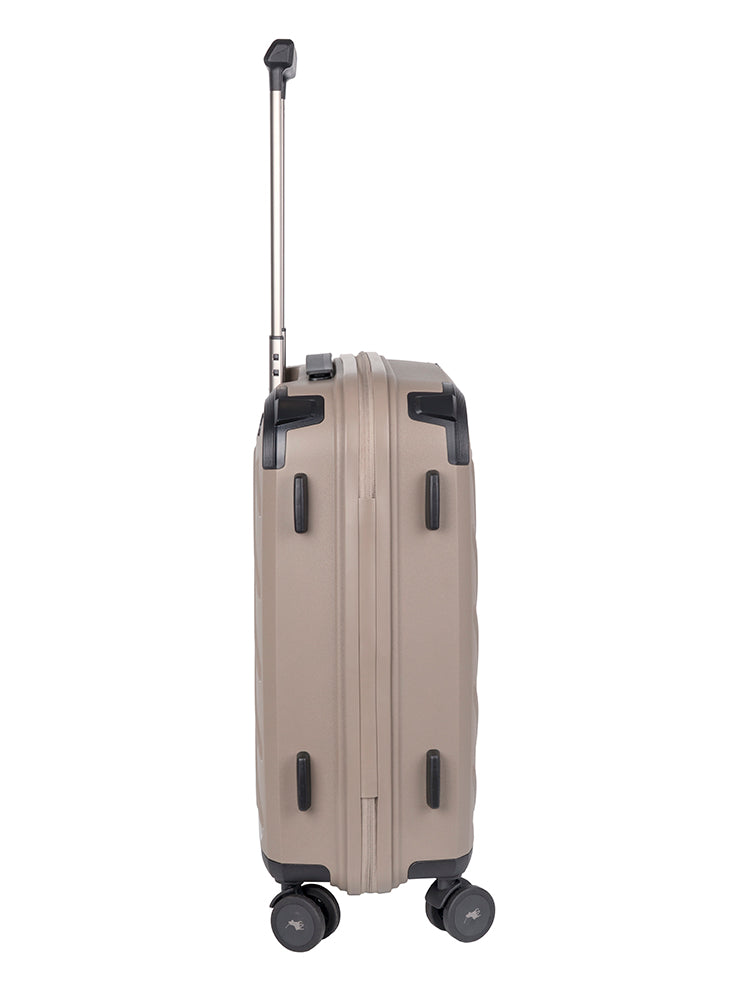 Sport Hard Shell Carry On Trolley Case - Stone