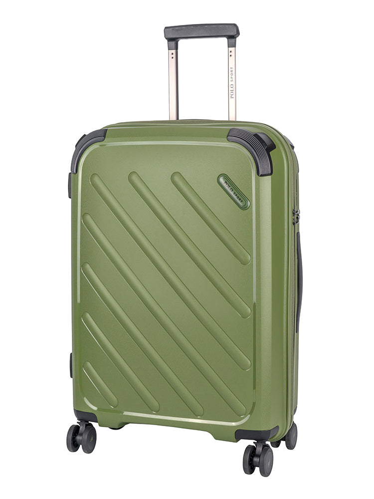 Sport Hard Shell Medium Trolley Case - Green