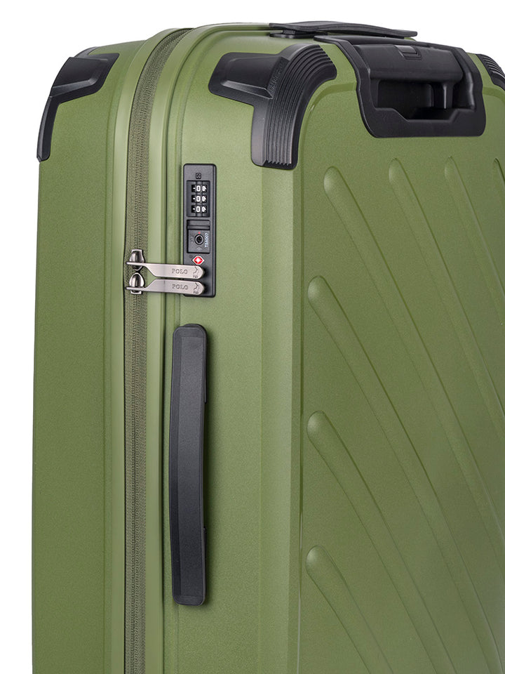 Sport Hard Shell Medium Trolley Case - Green
