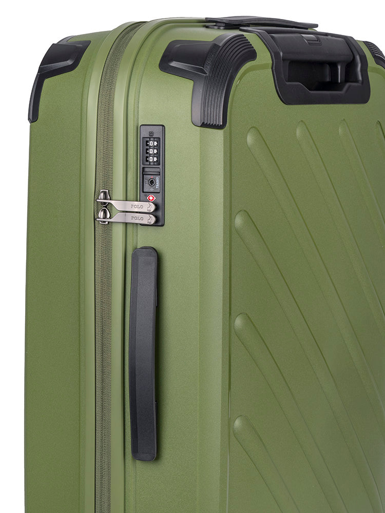 Sport Hard Shell Medium Trolley Case - Green