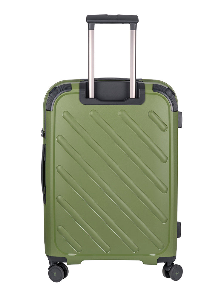 Sport Hard Shell Medium Trolley Case - Green